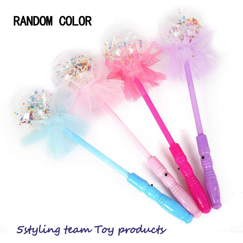 ของเล่นเรืองแสงกระพริบไม้กายสิทธิ์ขายส่งเจ็ดสีสันไม้กายสิทธิ์ดาวเคราะห์ร้อนคลื่นบอลไนท์มาร์เก็ตกิจกรรมของขวัญเล็กๆน้อยๆ